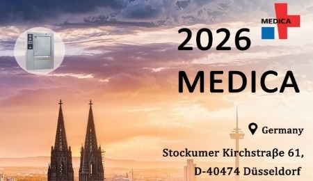 Jibimed MEDICA 2026:ssa: Höyrysterilaattorit osastolla 11J08, Düsseldorf